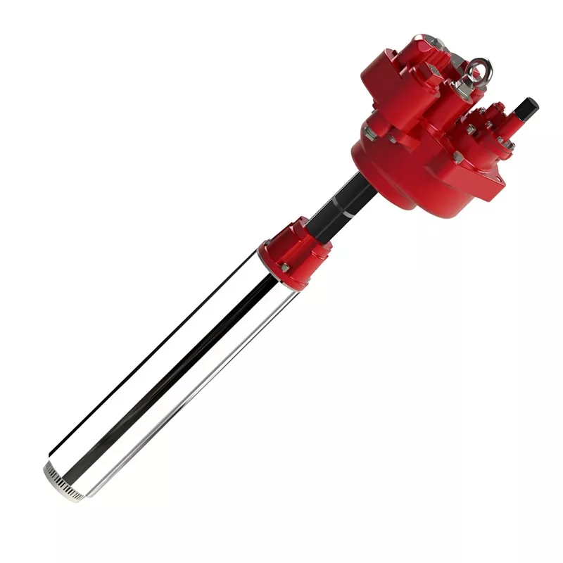 Motor ve teleskop tüpü ile tam set dalgıç pompa